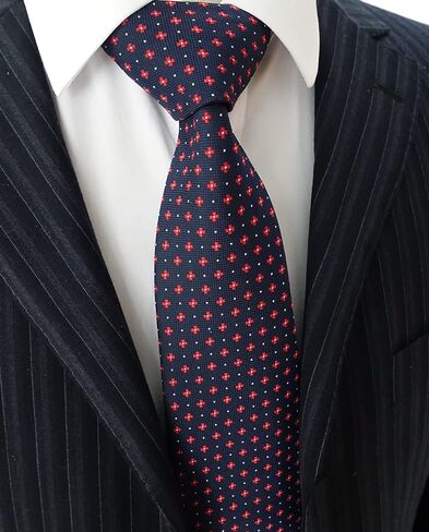 Extra Long Fashion Tie Classic Floral Men's Woven Jacquard Handmade Necktie in Saudi Arabia