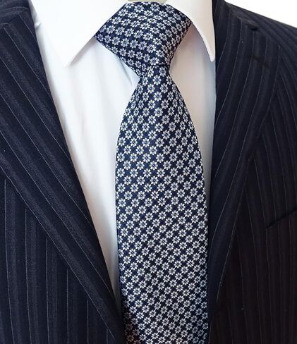 Extra Long Fashion Tie Classic Floral Men's Woven Jacquard Handmade Necktie in Saudi Arabia