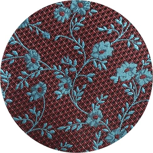 Extra Long Fashion Tie Classic Floral Men's Woven Jacquard Handmade Necktie in Saudi Arabia