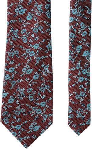 Extra Long Fashion Tie Classic Floral Men's Woven Jacquard Handmade Necktie in Saudi Arabia
