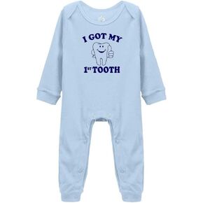 بدلة قطعة واحدة للأطفال الصغار من I Got M First Tooth للرضع in Kuwait