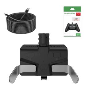 DUXICEPIN Paddles for Xbox Series Controller, Multifunctional Back Button Attachment for Xbox Controller, 2 Programming Back Keys/Memory Function/ 3.5mm Audio Jack (NOT for Xbox One Controller)