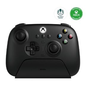 AKNES 8bitdo Ultimate 3-mode Wireless Controller, wired to Xbox, 2.4G to Windows and Bluetooth to Android, Hall Effect Joysticks and Triggers, Charging Dock, 3m cable, Xbox Officially Licensed - Black