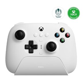 AKNES 8bitdo Ultimate 3-mode Wireless Controller, wired to Xbox, 2.4G to Windows and Bluetooth to Android, Hall Effect Joysticks and Triggers, Charging Dock, 3m cable, Xbox Officially Licensed - Black