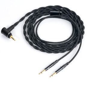 FAAEAL Audio Replacement Cable,Compatible for Sol Republic Master Tracks HD V8,V10,V12,Sol Republic X3,Hifiman HE400S,HE-400I,HE-400i Headphones,3.5mm to Dual 2.5mm Plug 1.5m/4.9ft