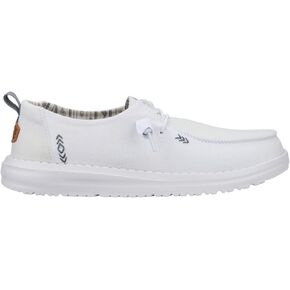 Hey Dude Wendy Chambray Bright White Size 10, Women’s Shoes, Women’s Slip-on Loafers, Comfortable & Light-Weight