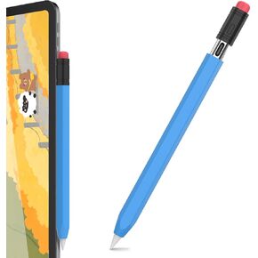 Classic Dual-Color Silicone Cover for Apple Pencil (USB-C) Protective Sleeve,Perfect Grip & Protection, Promotes Comfort and Nostalgia,Compatibility Magnetic Charging (Yellow)