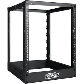 Tripp Lite 13U 4-Post Open Frame Rack, Network Equipment Rack, 1000 lb. Capacity (SR4POST13),Black