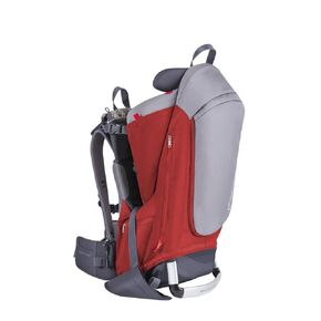 phil&teds Escape Child Carrier Frame Backpack, Charcoal – Height Adjustable Body-Tech Harness - Articulating Dual Core Waist Belt – Includes Hood, Daypack, Change Mat – 30L Storage – 2 Year Guarantee