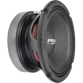 PRV AUDIO 6.5 Inch Midbass Speaker 6MB550FT 8 Ohm Loudspeaker with 550 Watts Program Power, 275 Watts RMS Power, Pro Audio Mid Bass Loudspeaker (Single)