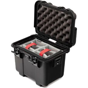 Nanuk T20 Top Loader Waterproof Hard Case with Padded Dividers, Black