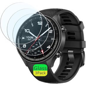 Screen Protector Compatible for OnePlus Watch 2R (3 Pack) Smartwatch Clear Tempered Glass protective film