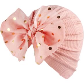 Baby Bow Turban Hats Infant Girls Headbands Beanie Headwraps for Toddlers Girls.(MZ9)