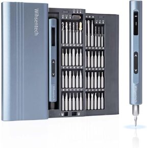 Electric Screwdriver Set, Mini Power Drill Set 49 in 1 Magnetic Bits, Cordless Drill Tools 5 Torque Screwdriver Kit with Led Lights for Repair Camera Watch Phone Laptop DIY Jewelry Making 2024 Upgrade