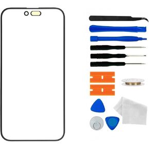 Original iPhone 15 Pro Max Screen Glass Replacement,Front Outer Lens Glass Screen Replacement Repair Kit for Apple iPhone 15 Pro Max Series (6.7 inch)