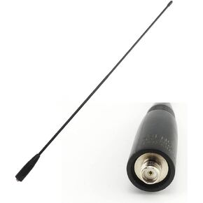 NA-320A Ham Amateur 2 Way Radio Antenna 144-220-440Mhz 17.7in Extension Upgrade Triband SMA Female Antenna for Walkie Talkie Accessories for BTECH Baofeng UV5R BF888S Two Way Radio