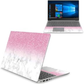 MightySkins Skin Compatible with Lenovo Ideapad 330S 15" (2018) - Marble Glitz | Protective, Durable, and Unique Vinyl Decal wrap Cover | Easy to Apply, Remove, and Change Styles | Made in The USA