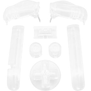 1 Set of Replacement A B L R Button Kit D-pad Key On Off Button Replacement Full Set Buttons Compatible with Nintendo Gameboy Advance GBA Black