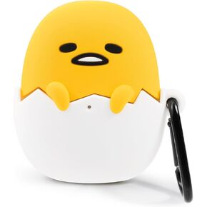 غطاء حافظة iFace Cute AirPods للجيل الأول والثاني - حافظة واقية من السيليكون مع مشبك حلقة تسلق وتوافق الشحن اللاسلكي - Sanrio Hello Kitty