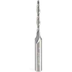 Amana Tool - 46030 Solid Carbide CNC Foam Cutting Up-Cut Ball End Spiral 1/8 Dia x 1-1/8 x