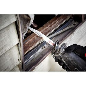 Milwaukee 6" L Bi-Metal Reciprocating Saw Blade, 5 pk., 48-00-5701