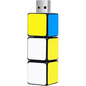 محرك أقراص فلاش USB لطيف من LEIZHAN، محرك أقراص ذاكرة USB للمعلمين والطلاب والعائلة والأصدقاء (32 جيجابايت، المكعب السحري)