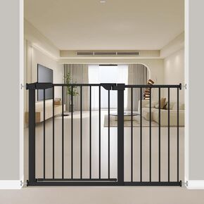 Fairy Baby Extra Wide Baby Gate 40.55"-43.31" Wide or Child Baby Gates for Doorway Stairs Indoor Stairway Gate for Kid or Pet Dogs Walk Through Pressure Mounted