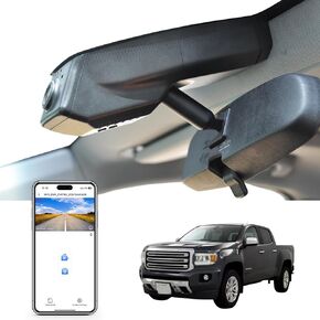 Front 4K & Rear 1080p Dash Cam Custom fit for Chevy Colorado 2015-2022 Select Base WT LT Z71 ZR2, Integrated OEM Look, UHD 2160P Video, WiFi and App, 128GB Card