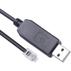 Meade 505 ETX-90 ETX-125 LXD75 LX80 LX90 Control Connector Cable Meade 497 Autostar and AudioStar Equipped Models 254 Upgrade Cable DB9 to RS232 4P4C Cable 6ft (DB9-4P4C-6ft)…