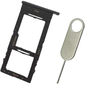Sim Card Tray SD Card Holder Replacement for Samsung Galaxy A51 5G (SM-A516U A516U1)/A51 5G UW A516V - Black
