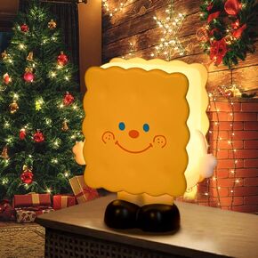 Cute Night Light Rechargeable with 7 Color Changing and Timer, Kids Pear Night Light for Toddler Baby Christmas Gifts, Touch Portable LED Silicone Lamp for Nursery