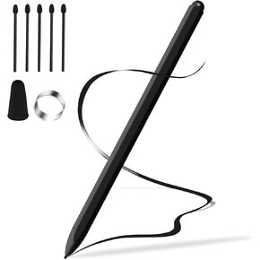 EMR Stylus Remarkable 2 Pen Replacement with Eraser, Digital Pen for Remarkable 2 Stylus Alternative Marker Plus with 5 Tips, 4096 Pressure Sensitivity, Palm Rejection, Tilt Support