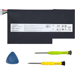 BTY-M6J BTY-U6J Laptop Battery Replacement for MSI GS63 GS63VR GS73 GS73VR WS63 WS63VR Series Notebook MS-16K4, MS-17B1, MS-17B4, MS-17B5, MS-17B6, MS-17B7, MS-16K2, MS-16K5 64.98Wh 11.4V