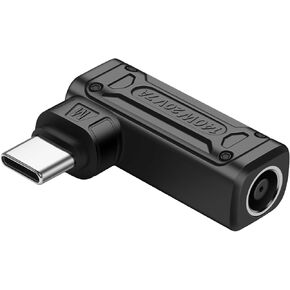 SinLoon PD 140W DC4530 to Type C Power Charging Adapter DC 4.5mm x 3.0mm Female(4.5 x 0.6mm) Input to USB C Male Connector with PD Automatic Identification Chip,for Phone,Tablet,Laptop (DC4530 M)