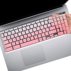 Keyboard Cover Skin for Acer Chromebook 315 CB315 & Acer Chromebook 715 CB715 15.6 inch with Numeric Keypad, Acer Chromebook 317 CB317 17.3" Keyboard Skin Protector-Black