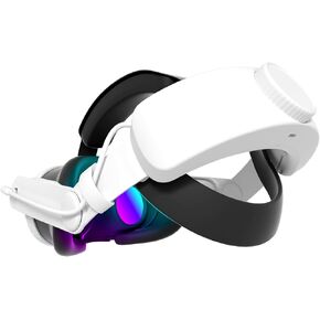 Head Strap for Meta Quest 3 Accessories with Battery 8000mah Pack, Replacement Elite Head Strap 15W Compatible with Oculus Quest 3, Multi-Adjust Suitable for All Head Shapes