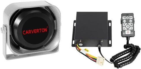 Police Siren PA System Multi-Tones Wired Control with Mic Loudspeaker Emergency Electronic PA System for Police Cars in Saudi Arabia