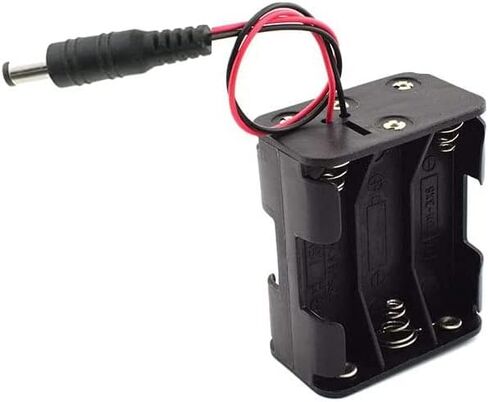 6 x 1.5V (9V) AA Battery Holder 2Pcs DC Plastic Housing Two Layers AA Battery Case in Saudi Arabia