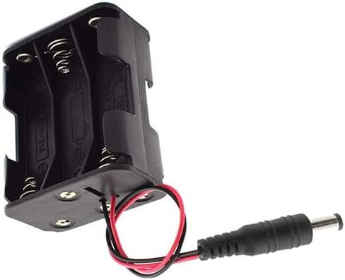 6 x 1.5V (9V) AA Battery Holder 2Pcs DC Plastic Housing Two Layers AA Battery Case in Saudi Arabia