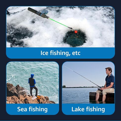 7 Inch Underwater Fishing Camera with LCD Monitor,Wohuole Portable Fish Finder Camera HD 1000 TVL 12pcs White LED Waterproof IP68 Camera 30M Cable for Ice Lake Sea Boat Kayak Fishing (7 INCH) in Kuwait