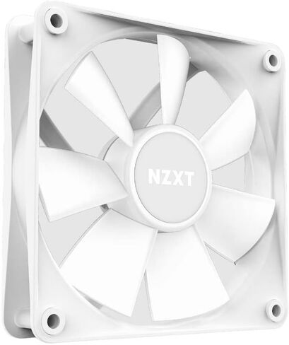 حزمة ثلاثية أساسية NZXT F120 RGB - RF-C12TF-W1-3 x 120 مم مراوح RGB مثبتة على المحور مع وحدة تحكم RGB - 8 مصابيح LED قابلة للتوجيه بشكل فردي - شفرات شبه شفافة - ضغط ثابت عالي وتدفق هواء - أبيض in Kuwait