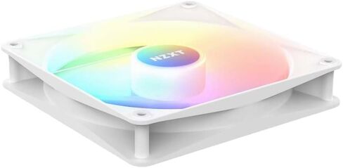 NZXT F120 RGB Core Triple Pack - RF-C12TF-W1-3 x 120mm Hub-Mounted RGB Fans with RGB Controller - 8 Individually-Addressable LEDs - Semi-Translucent Blades - High Static Pressure & Airflow - White in Saudi Arabia
