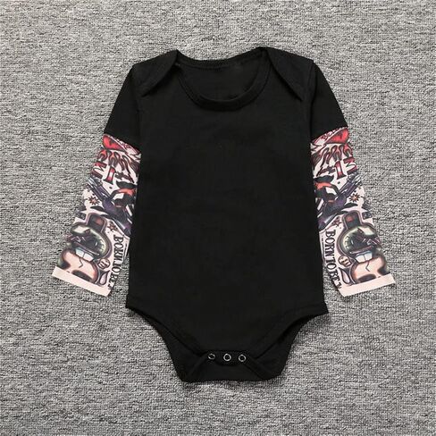 بدلة قطعة واحدة من LOOLY Baby Boys Girl بأكمام وشم قطنية سهلة الارتداء in Kuwait