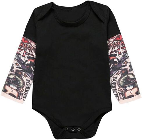 بدلة قطعة واحدة من LOOLY Baby Boys Girl بأكمام وشم قطنية سهلة الارتداء in Kuwait
