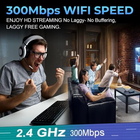 2024 WiFi Extender, Internet Extender WiFi Signal Booster Cove up to 8260 Sq.ft for Home, Long Range Wireless Repeater and Signal Amplifier with Ethernet Port in Kuwait