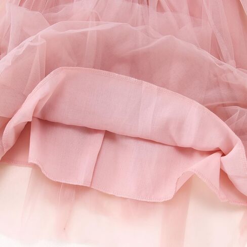 MODNTOGA Tutu Dress for Toddler Girl Ruffle Sleeve Tulle Dress Holiday Party Prom Dress Little Girl Birthday Outfit Dress in Saudi Arabia