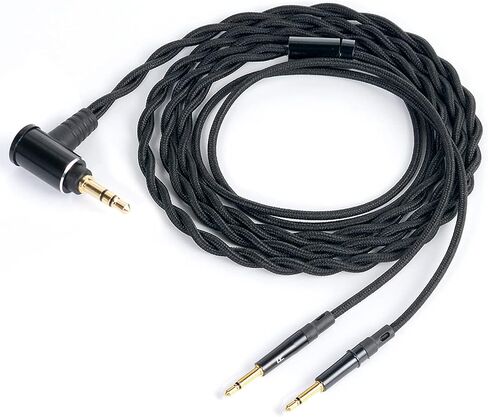 كابل استبدال الصوت FAAEAL، متوافق مع Sol Republic Master Tracks HD V8، V10، V12، Sol Republic X3، Hifiman HE400S، HE-400I، HE-400i، سماعات رأس 3.5 مم إلى قابس مزدوج 2.5 مم 1.5 متر/4.9 قدم in Kuwait
