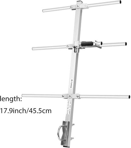 Ailunce AY04 Ham Radio Yagi Antenna,VHF/UHF Outdoor Yagi Antenna,9.5 dBi/11.5 dBi SL16-Female Directional Antenna,for Retevis RA25 RT95 RT97 RT97P Amateur Radio Mobile Transceiver Repeater(1 Pack) in Saudi Arabia
