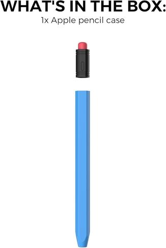 Classic Dual-Color Silicone Cover for Apple Pencil (USB-C) Protective Sleeve,Perfect Grip & Protection, Promotes Comfort and Nostalgia,Compatibility Magnetic Charging (Yellow) in Kuwait