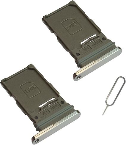 [2pcs Pack] Galaxy s22 Ultra Replacement Single SIM Card Tray Holder Parts for Samsung Galaxy s22 Ultra SM-S908U SM-S908B S908B/D 6.8 Inches [not fit for s22 Version] (Black) in Saudi Arabia